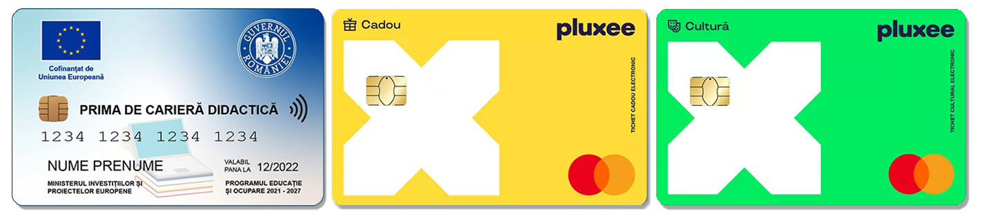 Prima de carieră didactică cu card Pluxee