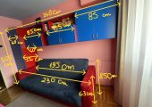 Mobila pentru tineret (duplex)