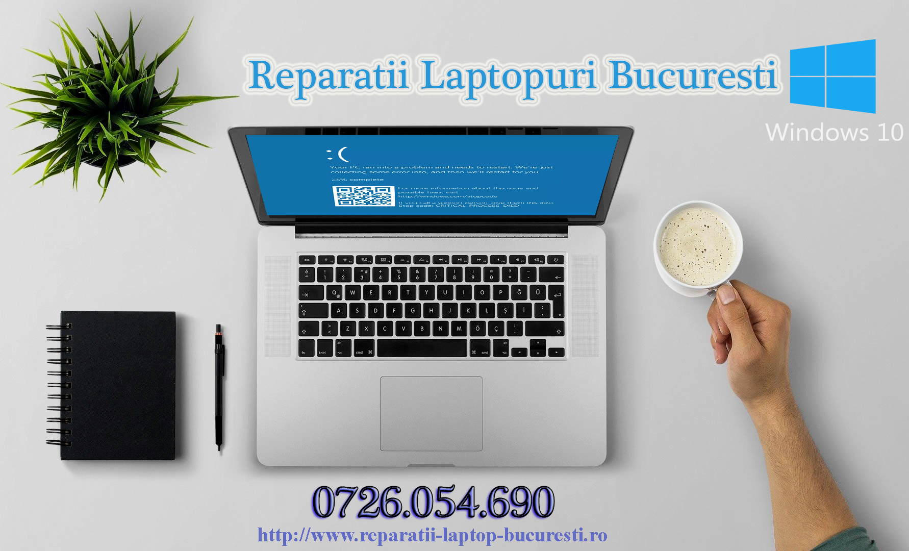 Service laptop Bucuresti – Ilfov Instalare windows la domiciliul clientului
