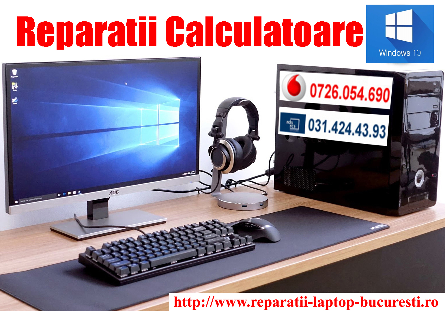 Service laptop Bucuresti – Instalare windows la domiciliul – service calculatoare Bucuresti Ilfov