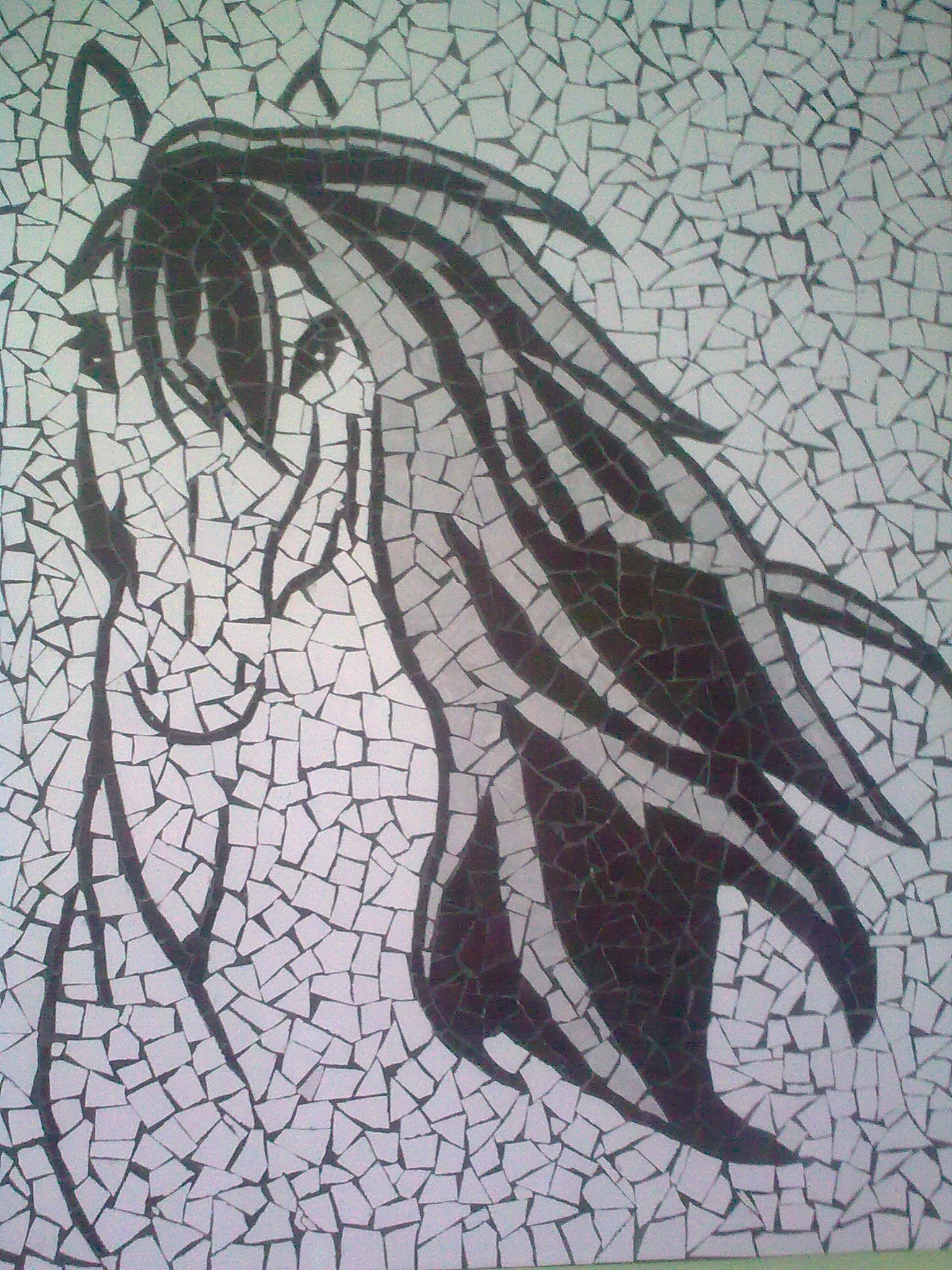 Tablou mozaic ceramica handmade Trenkart