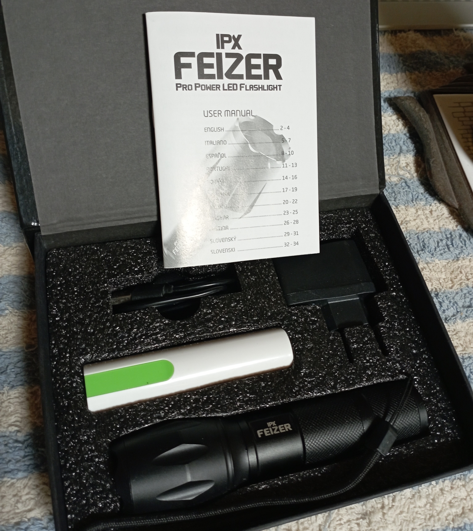 Lanterna profesională Feizer IPX