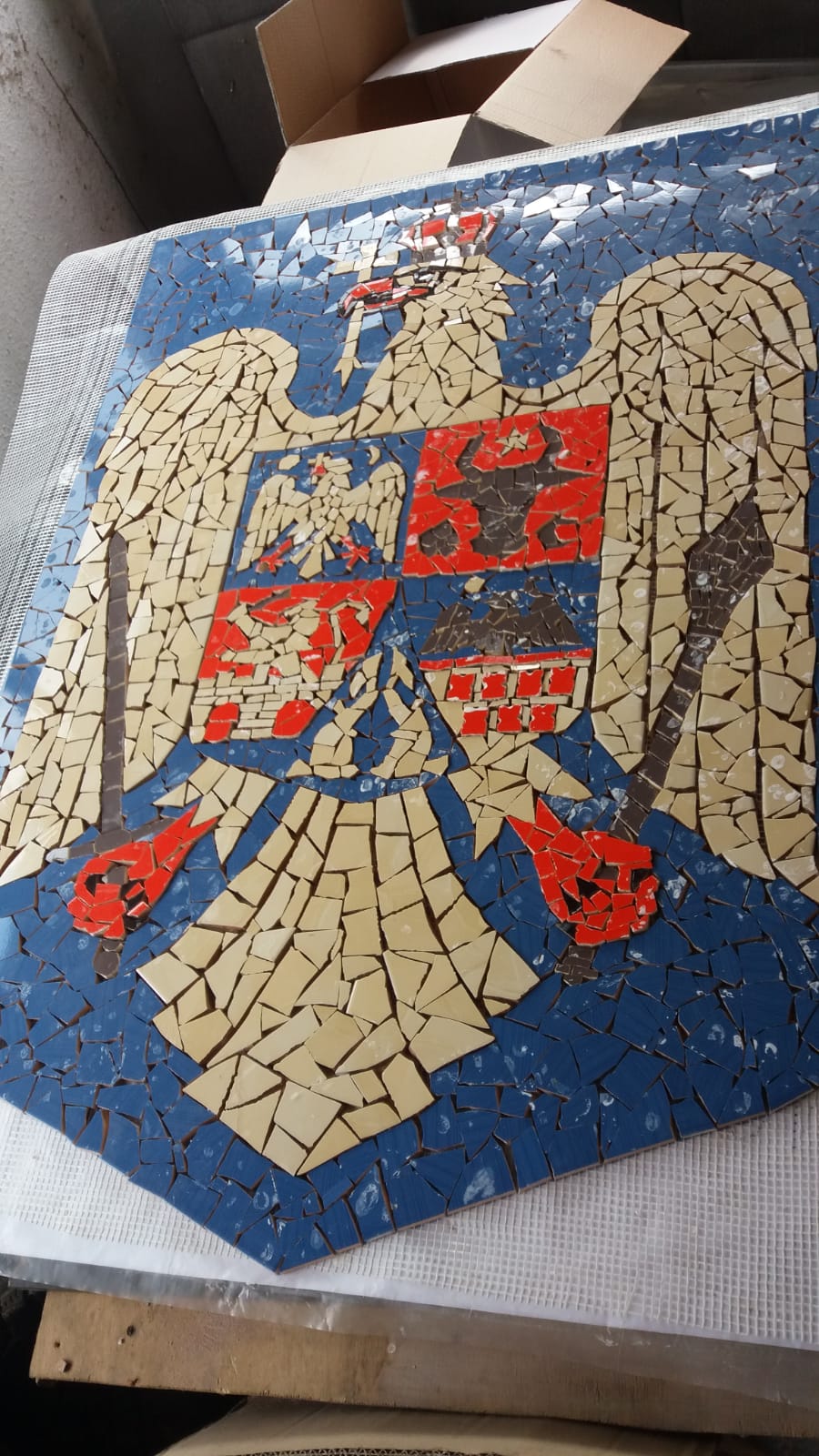 Tablou mozaic ceramica handmade Trenkart