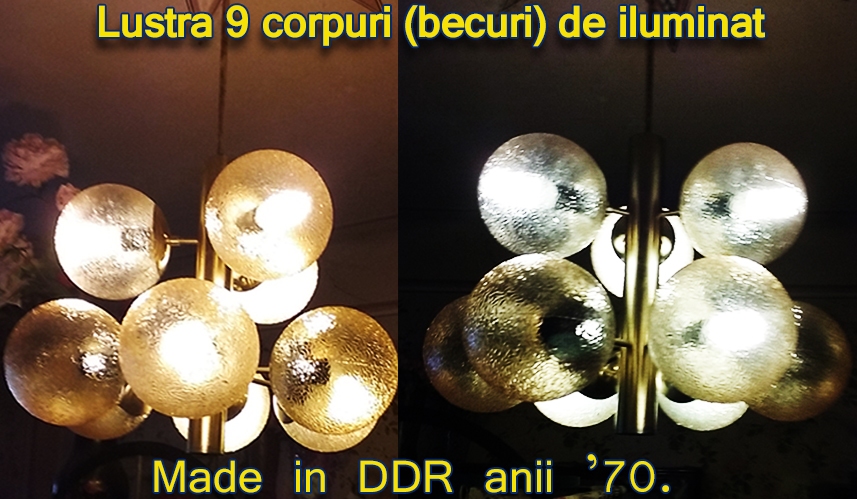 Lustra 9 brațe