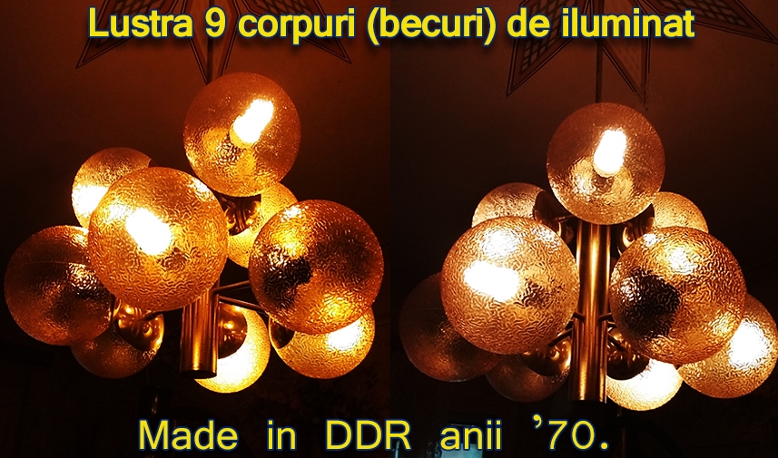 Lustra 9 brațe