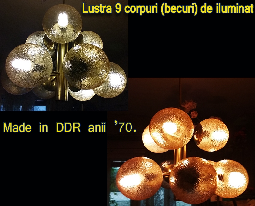 Lustra 9 brațe