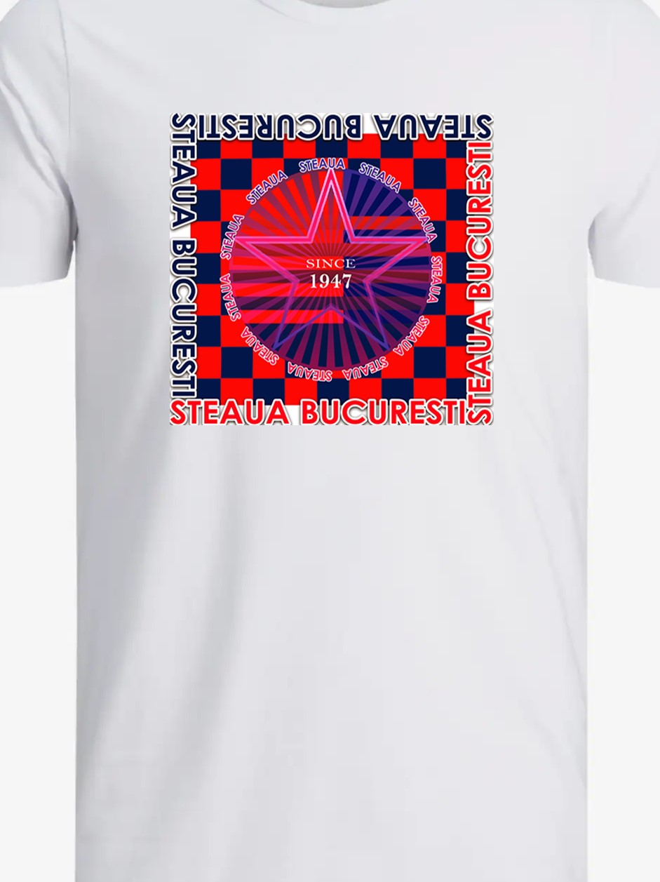 Tricou alb, fani , Dinamo, Rapid, Steaua