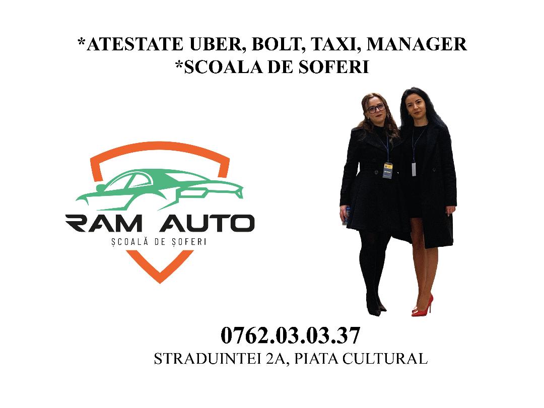 Atestate Transport Marfa Uber Bolt Taxi Manager