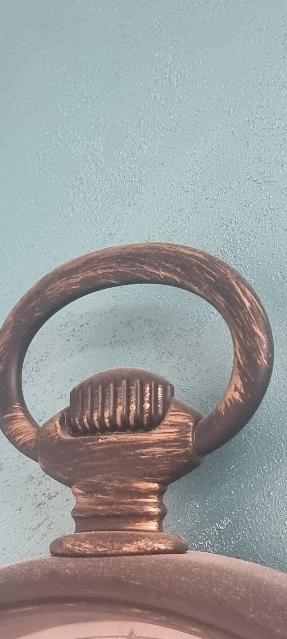 Ceas Perete Retro Vintage Cifre Romane (Bronz Patinat)