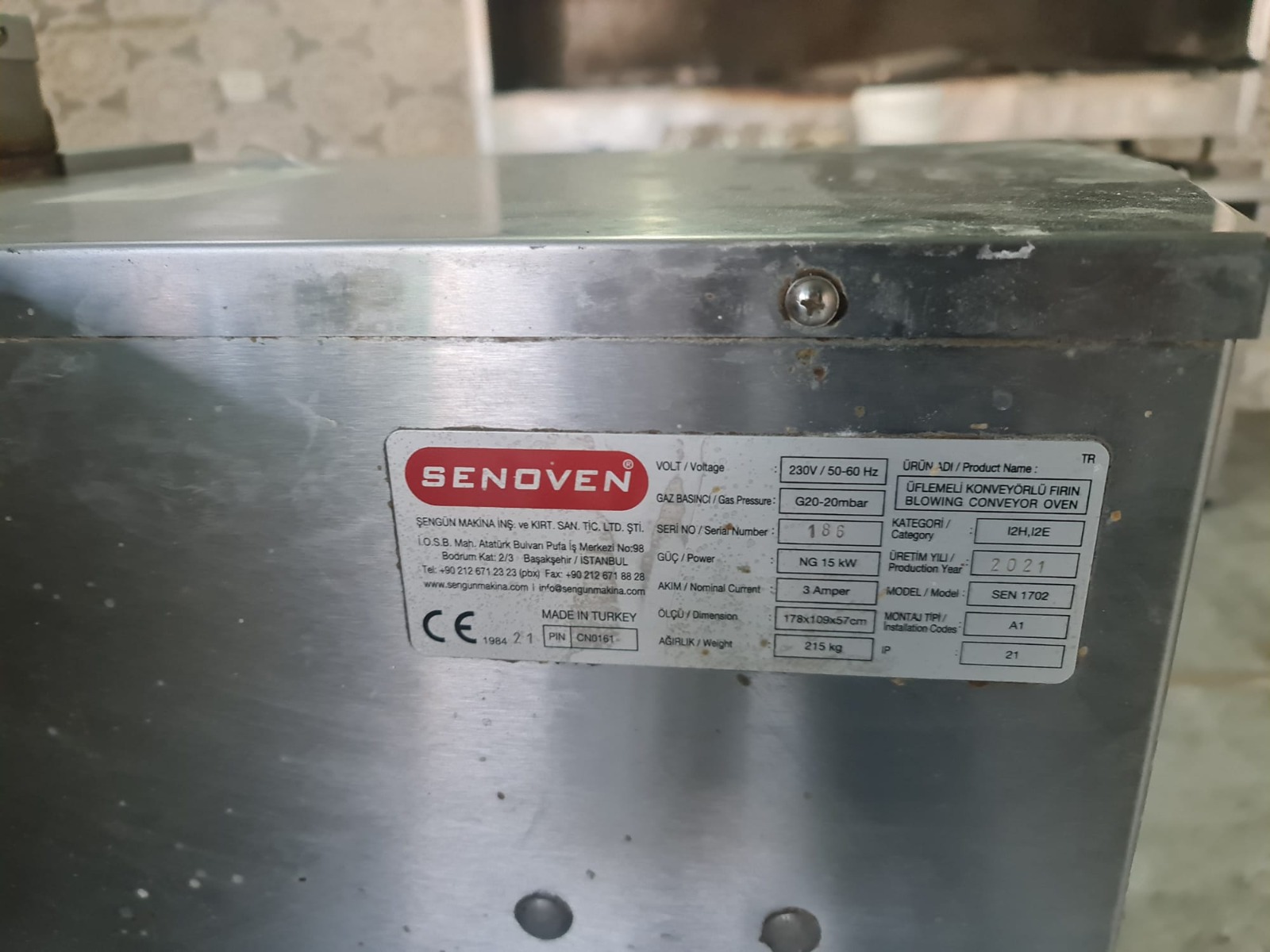Cuptor PIZZA conveior pe Gaz cu BANDA Derulatoare pentru covrigi HORECA BUCURESTI