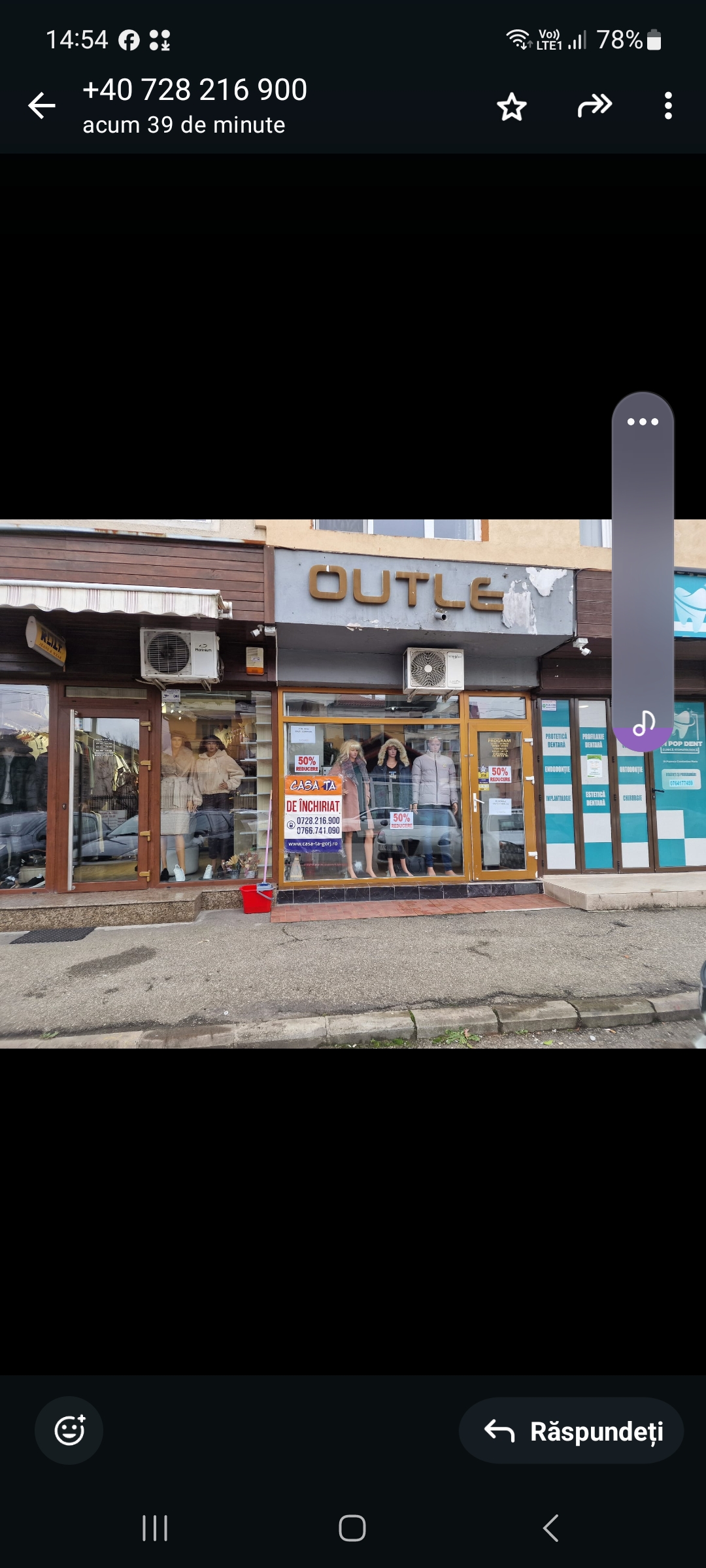 Inchiriez spatiu comercial