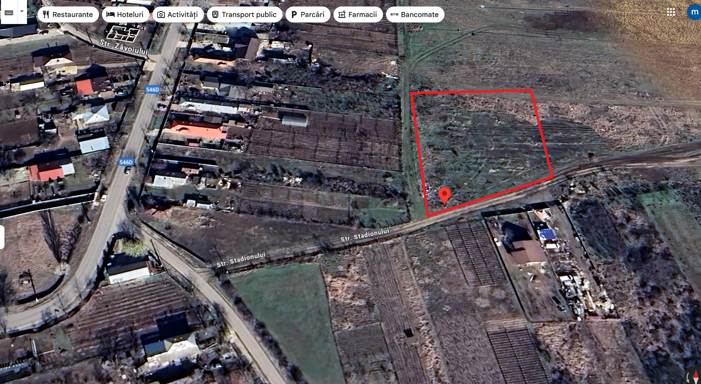 Teren de vânzare – Milcovu din Deal, Slatina jud. Olt – 2000 mp, intravilan