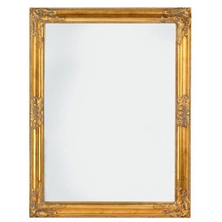 Oglinda Decorativa Retro Vintage Argintie si Aurie 64 x 94 cm