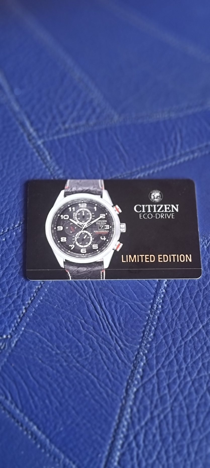 Citizen Eco-Drive Limited Edition (1.416 / 2.500) Radio-Controlled Chronograph World Timer