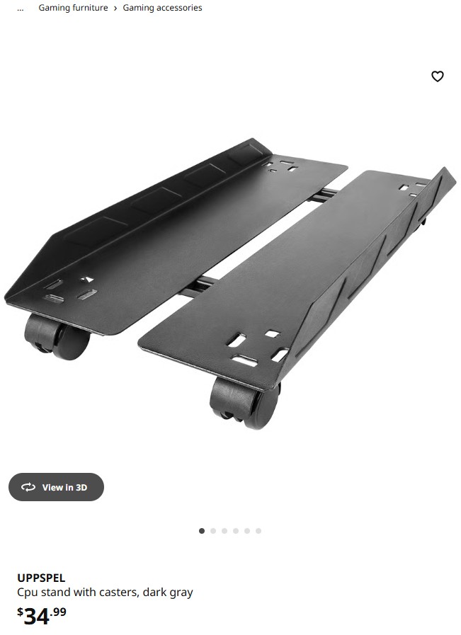 Suport Unitate Centrală cu Roți – Practic și Rezistent