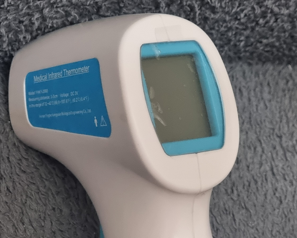 Termometru cu infraroșu fără contact YHKY 2000, pistol termometru pentru bebeluși și adulți