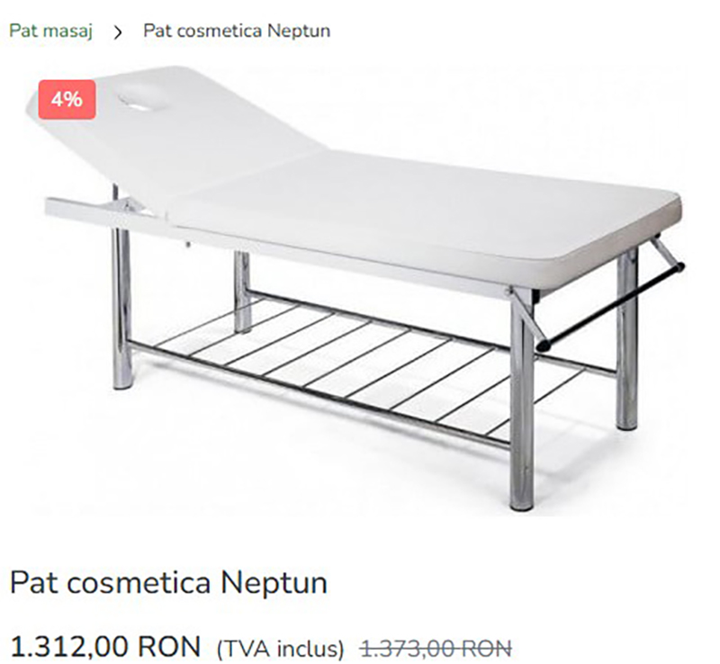 Pat Rezistent Salon Masaj Cosmetică