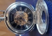 Ceas de buzunar clasic schelet | Akribos XXIV AK609 – Eleganță care bate la timp