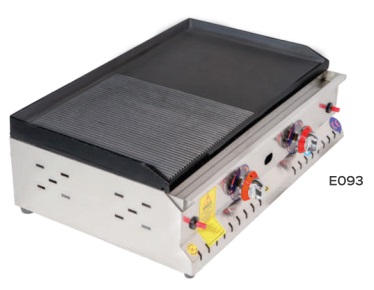 Grătar Grill, alimentare gaz Super grill inox cu 2 zone separate de lucru