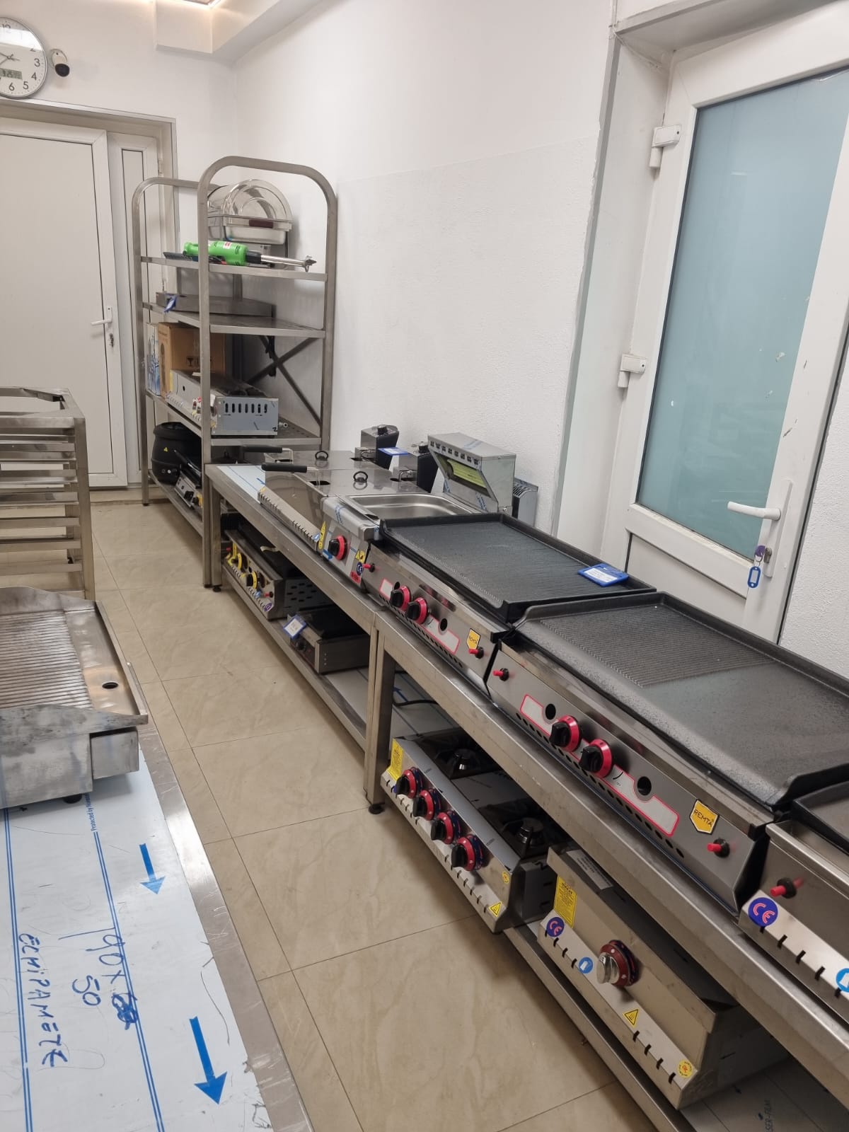 Grătar Grill, alimentare gaz Super grill inox cu 2 zone separate de lucru