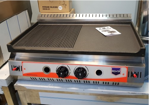 Grătar Grill, alimentare gaz Super grill inox cu 2 zone separate de lucru