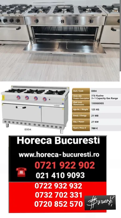 Horeca Bucuresti LINII Autoservire Vitrine CALDE si Vitrine RECI
