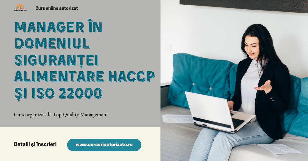 Curs online Manager HACCP