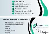 DomiCare – Îngrijiri medicale la domiciliu Bucuresti-Ilfov