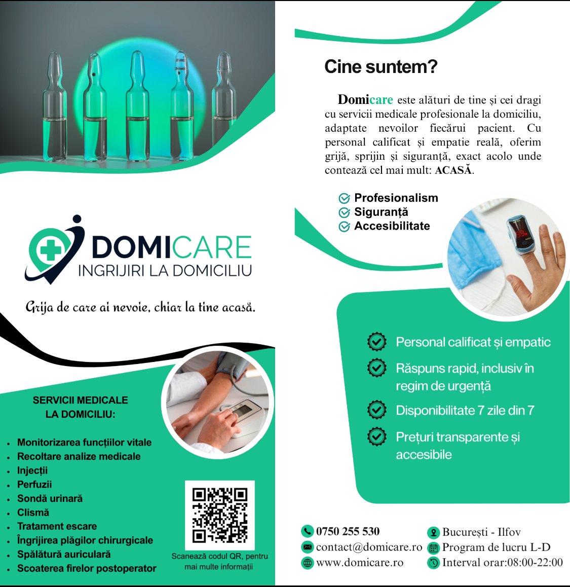 DomiCare – Îngrijiri medicale la domiciliu Bucuresti-Ilfov