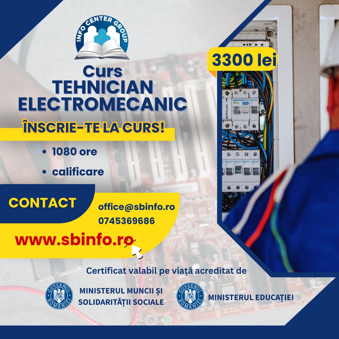Curs Tehnician electromecanic