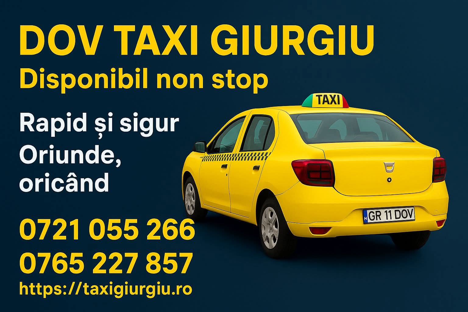 Dov Taxi Giurgiu 0721055266