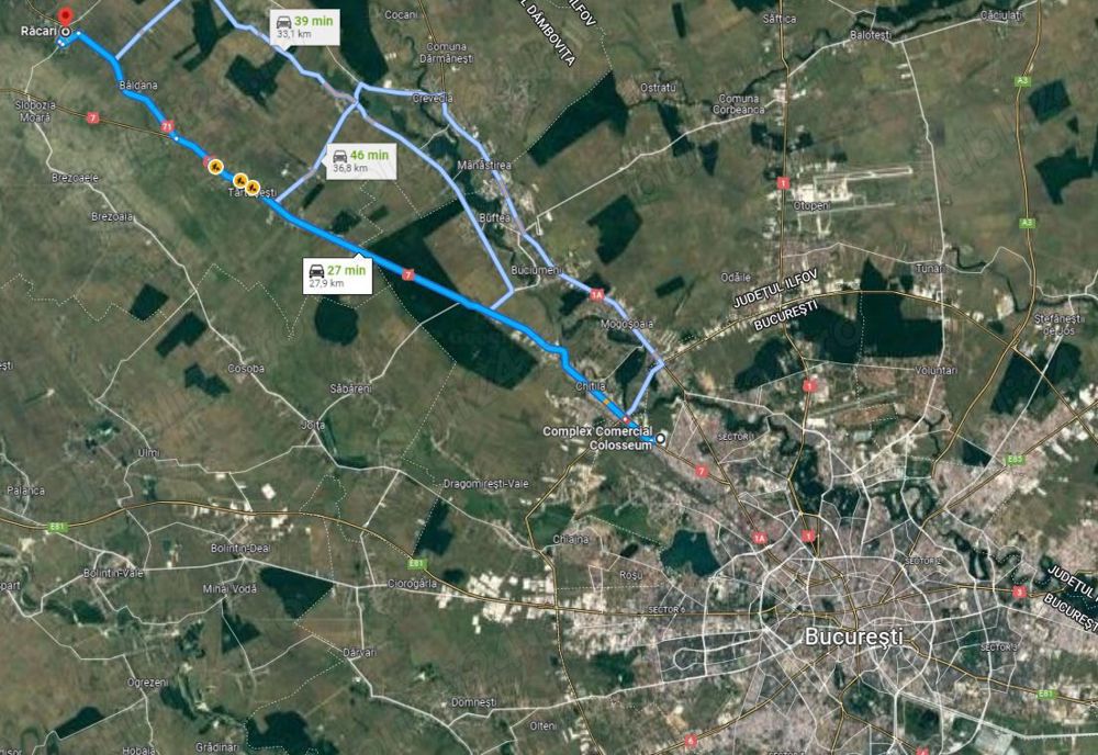 Vanzare/ schimb teren intravilan 20 minute de Bucuresti