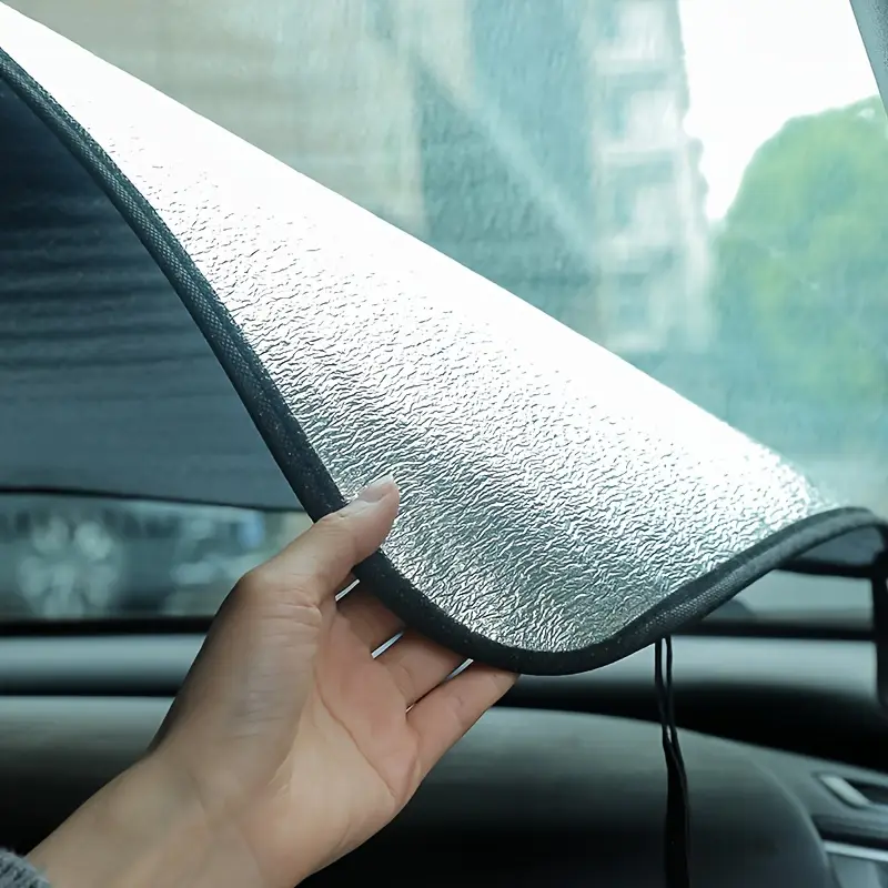 Parasolar auto 140X70 cm – Green Tinted, protecție UV și intimitate