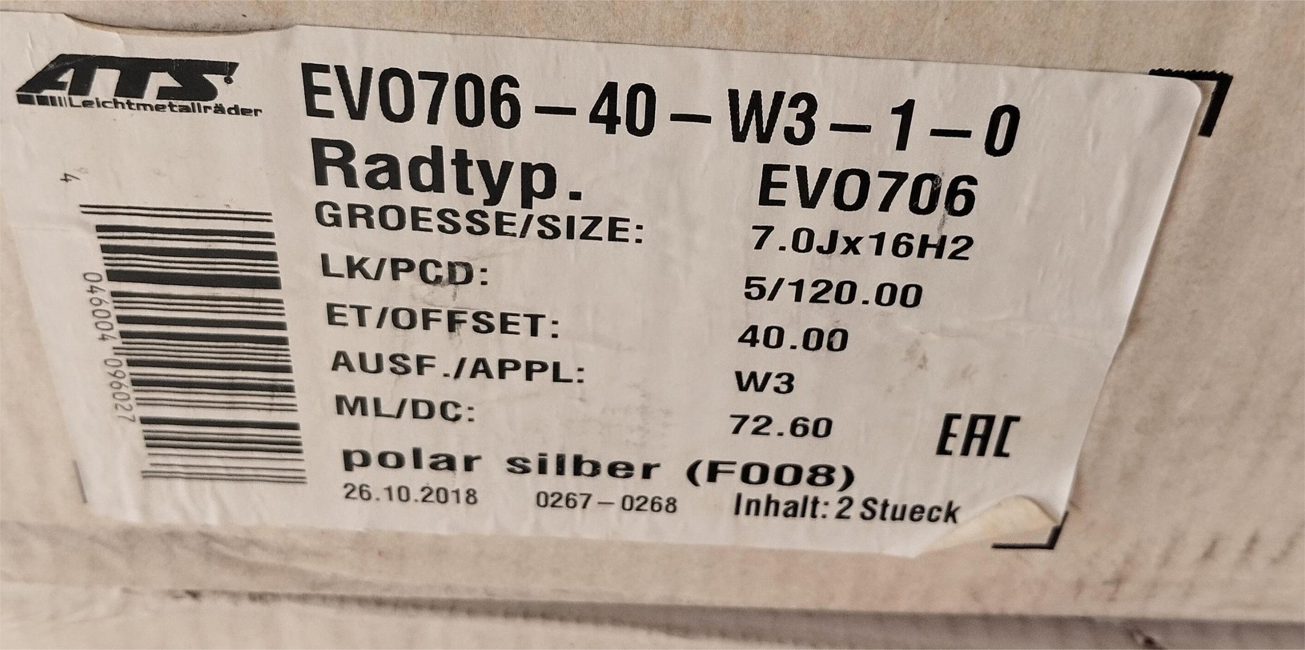 Jante aliaj noi 16 zoll marca ATS, gama BMW seria 1 / 2 / 3, Mini Countryman / Paceman