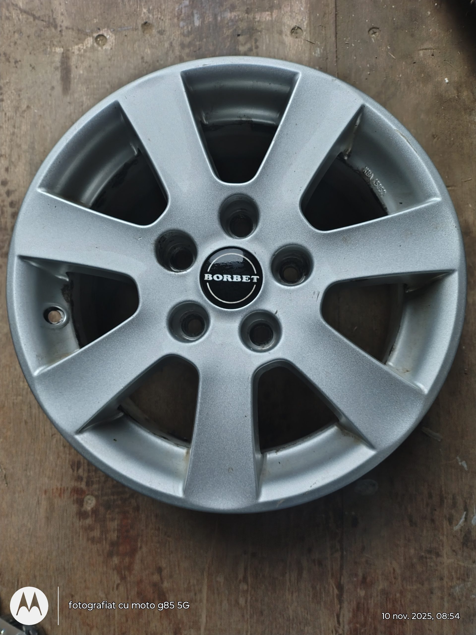 Jante aliaj 15 zoll marca Borbet, gama Honda, Hyundai, Kia, Mazda