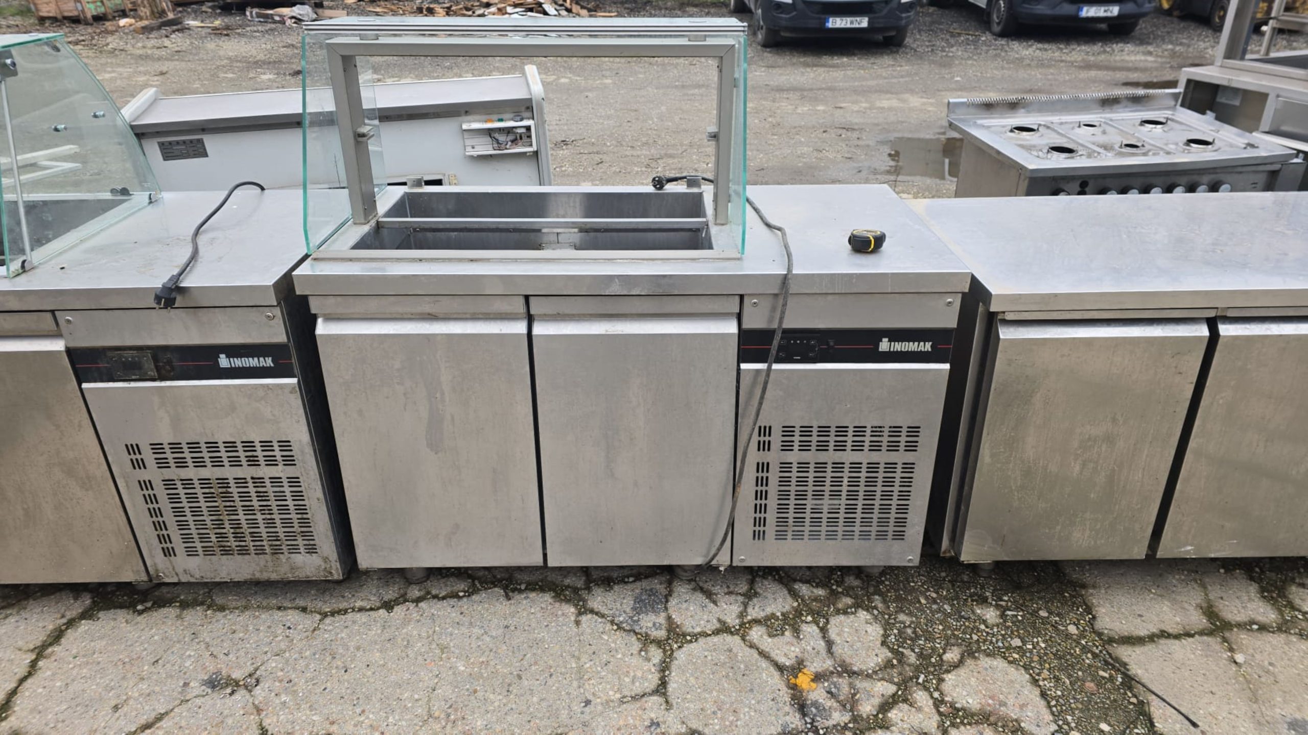 Vitrina Rece cu spatiu de depozitare racit, 2 usi,Horeca Bucuresti