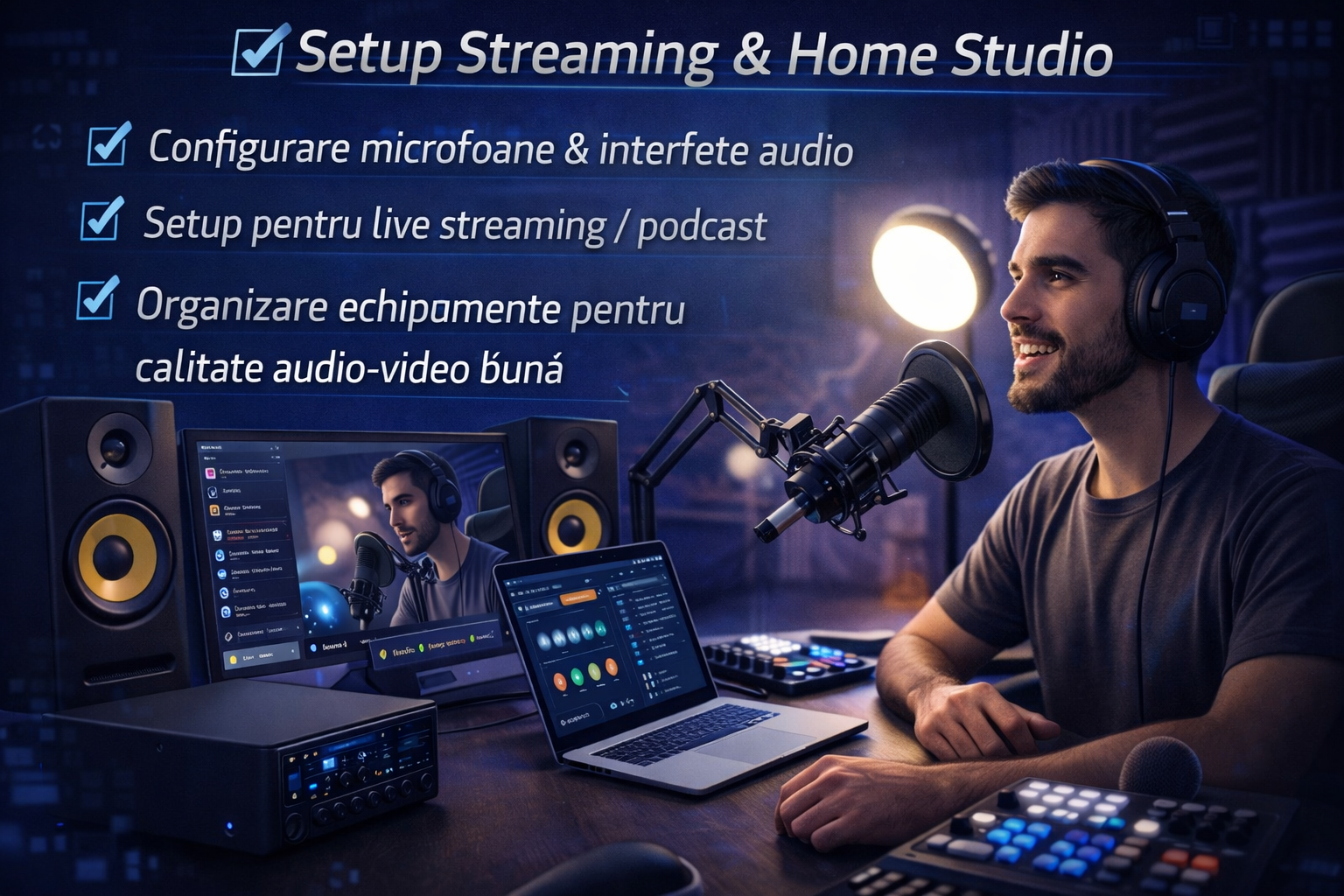 Repar PC + WiFi + Camere Supraveghere + TV & Audio Setup