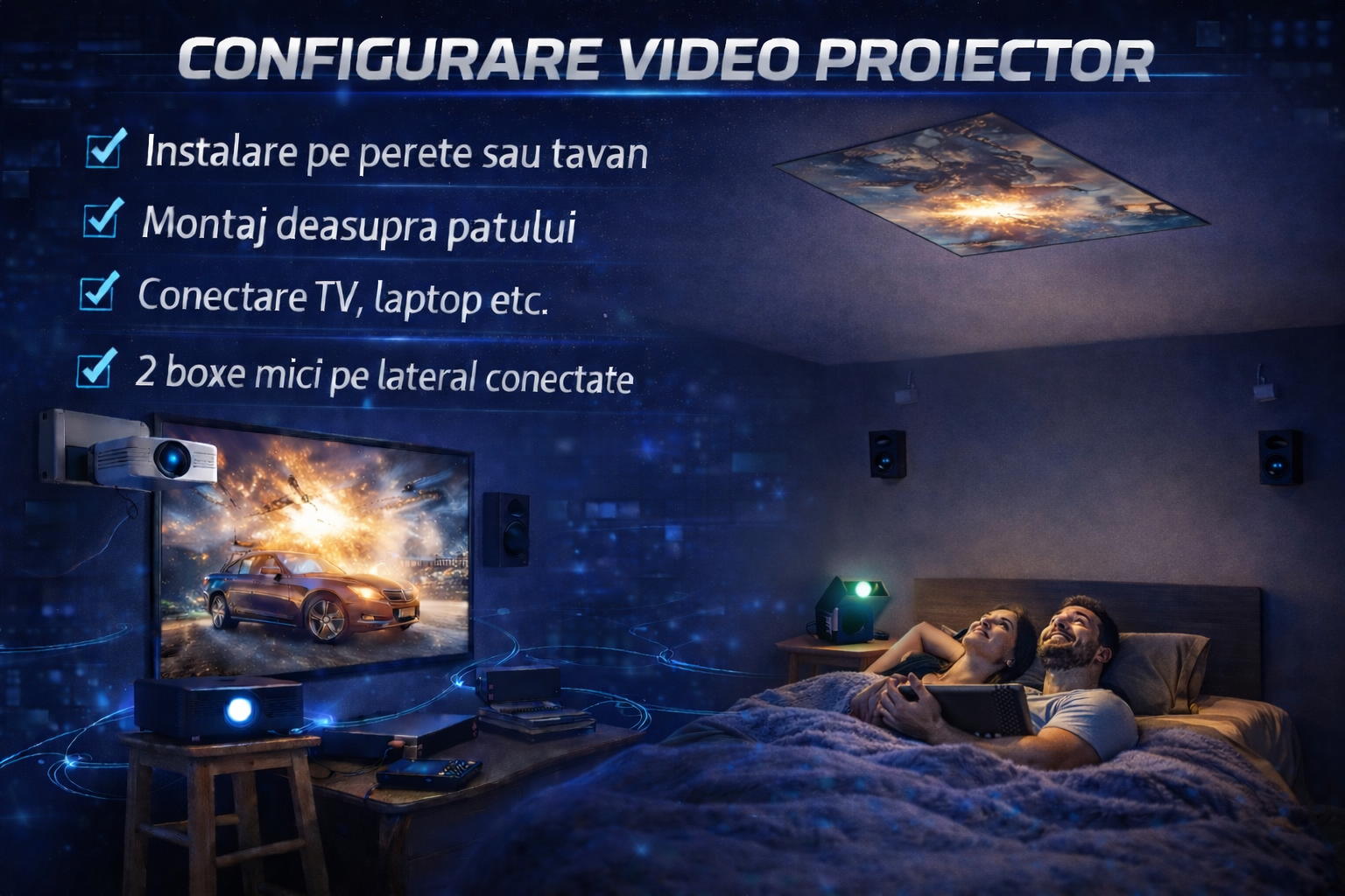 Repar PC + WiFi + Camere Supraveghere + TV & Audio Setup