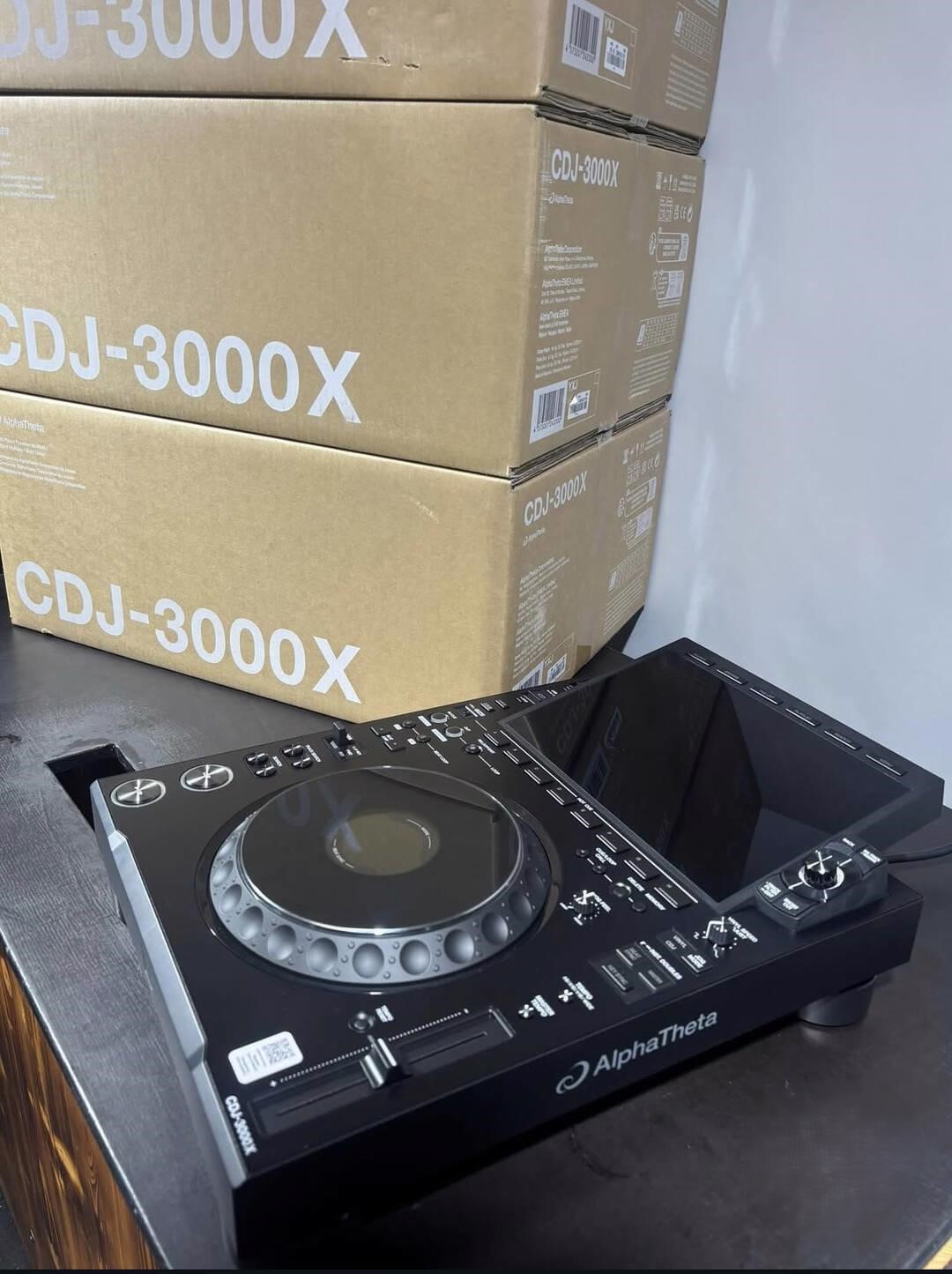 AlphaTheta CDJ-3000X, Pioneer CDJ-3000, Pioneer DJM-A9, CDJ-2000NXS2, DJM-900NXS2, Pioneer DJM-V10