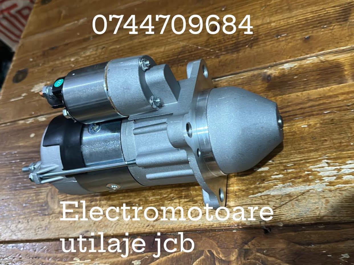 Electromotor cun reductor pentru 3cx si 4cx jcb
