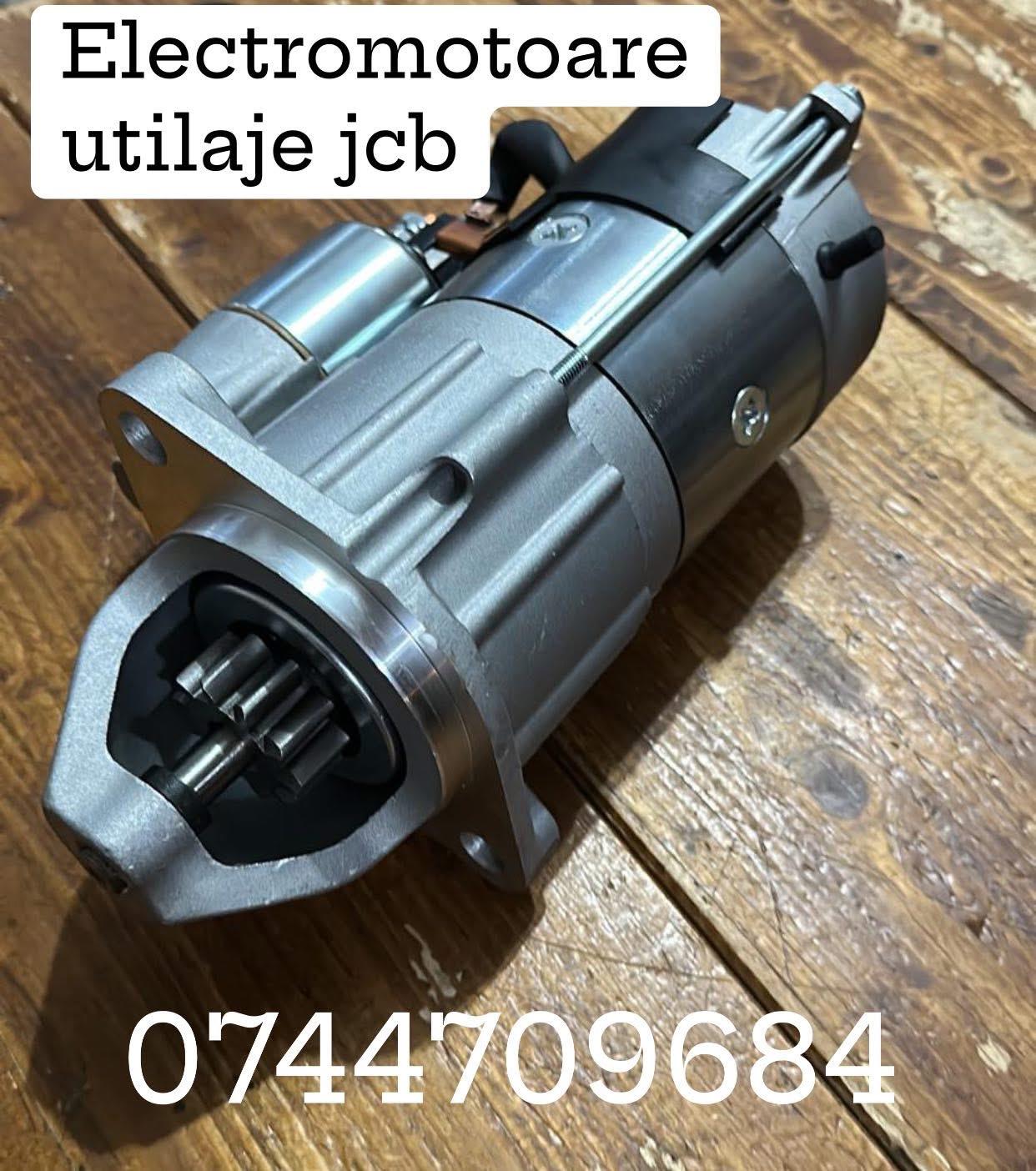 Electromotor cun reductor pentru 3cx si 4cx jcb