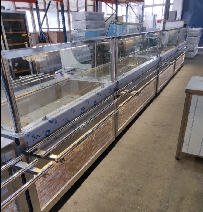 LINIE AUTOSERVIRE VITRINA CALDA BAINMARIE VITRINA RECE