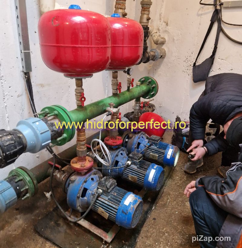 Reparatii grupuri de pompare blocuri Bucuresti si Ilfov