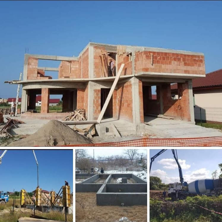 Execut lucrări de construcții la standarde înalte: case, garduri, ziduri de sprijin din beton armat,