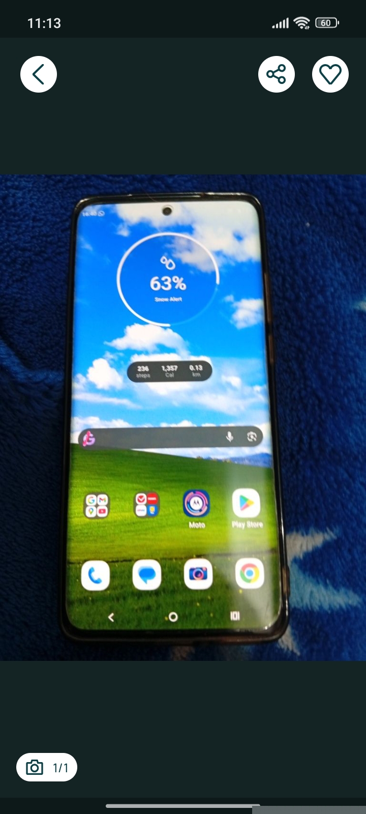 Telefon mobil Motorola Edge 40 Neo, Dual SIM, 256GB, 12GB RAM, 5G