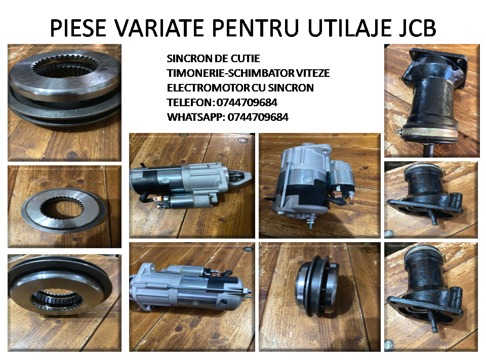 Piese utilaje jcb magazin depozit nou 3cx 4cx jcb sunati 0744709684