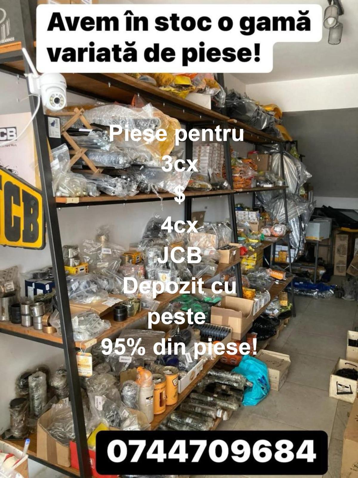 Piese utilaje jcb magazin depozit nou 3cx 4cx jcb sunati 0744709684