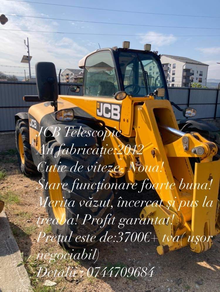Incarcator frontal jcb de vanzare 30000e usor negociabil sunati 0744709684