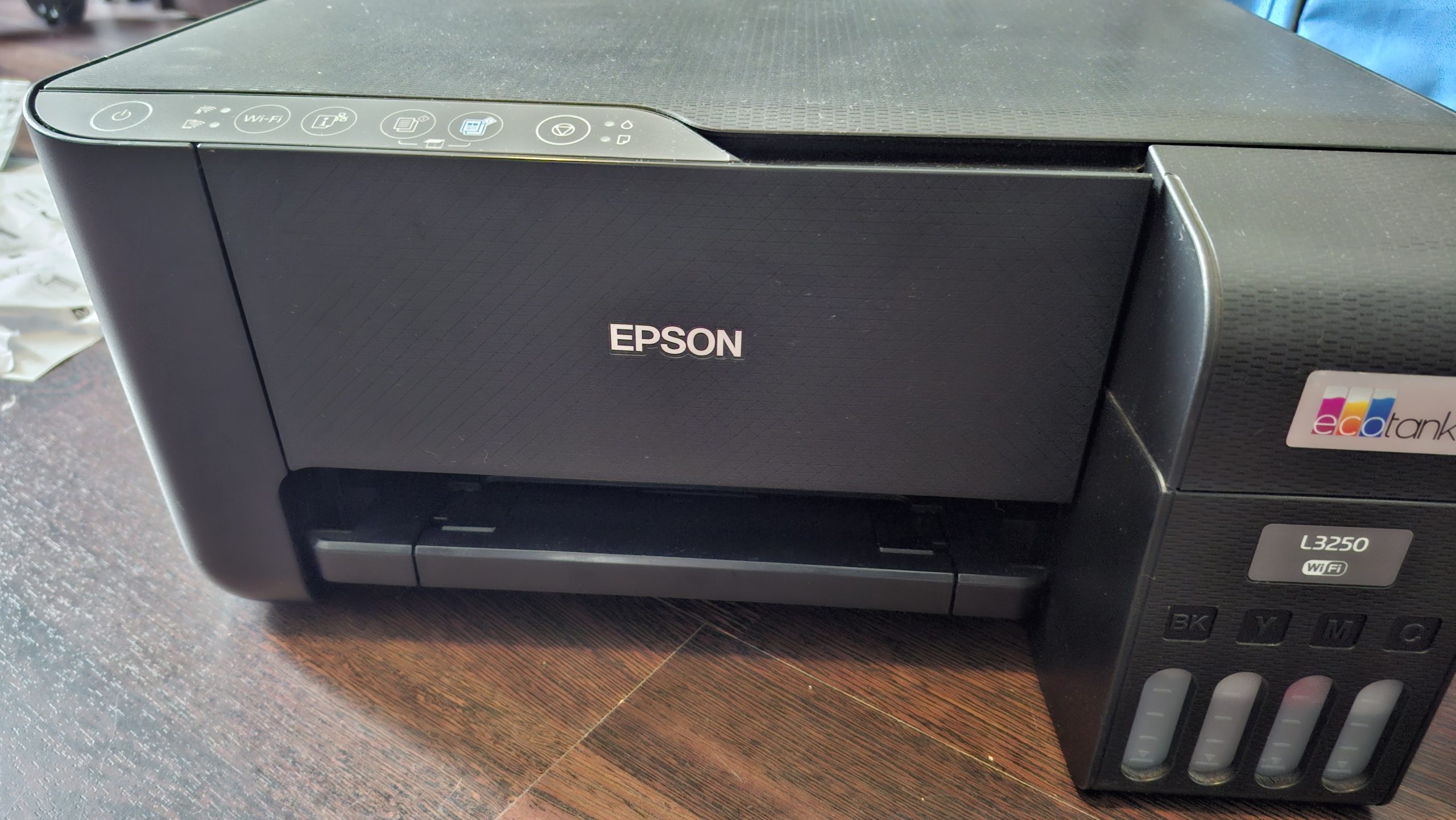 Imprimantă, inkjet color Epson EcoTank L3250, WiFi, USB.