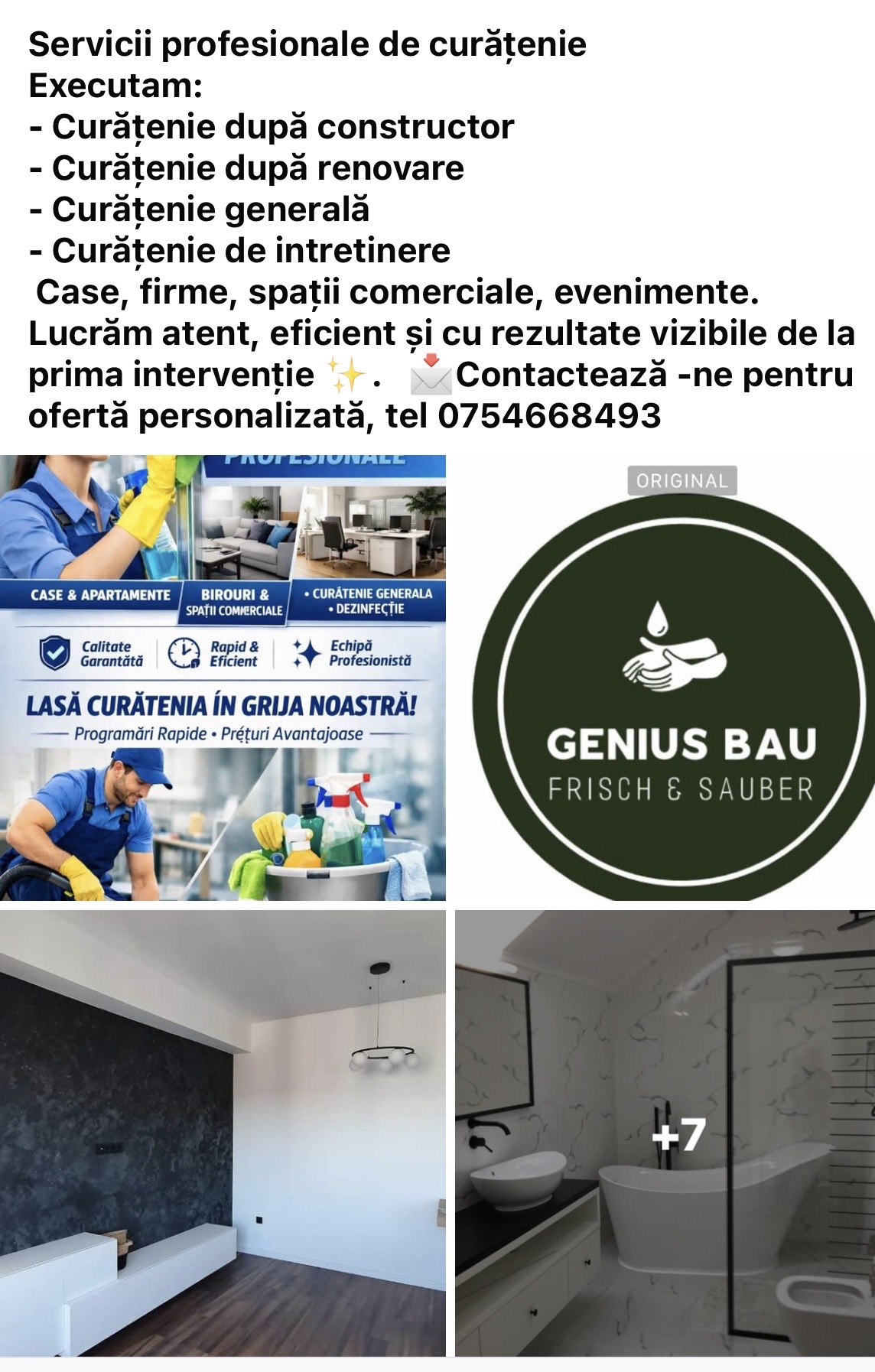 Servicii de curățenie